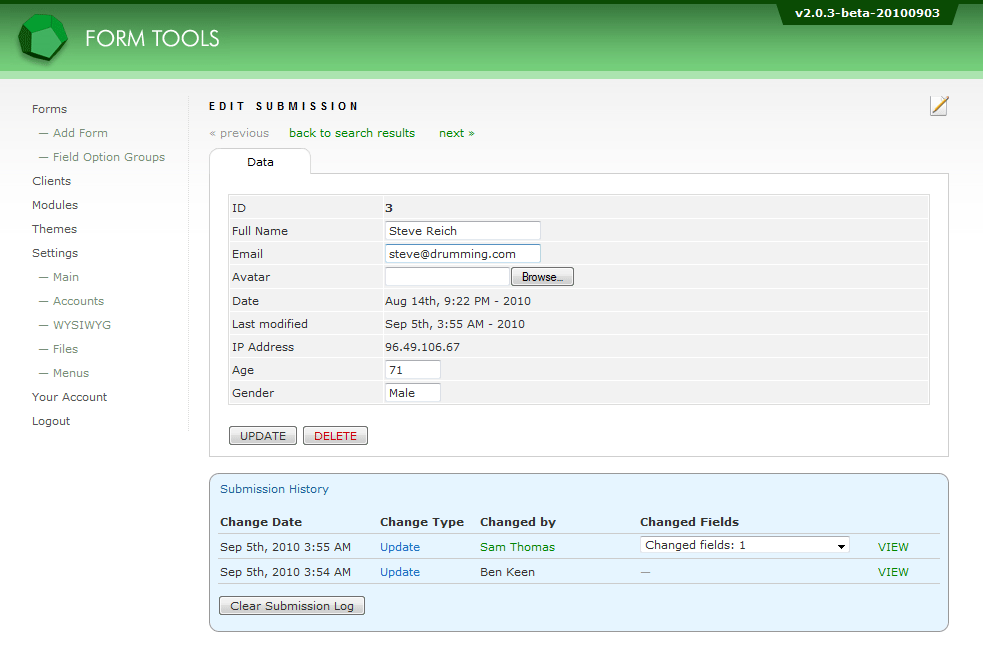 Form tools. Tool example Toolbox form. VFRONT php. Django-FORMTOOLS.