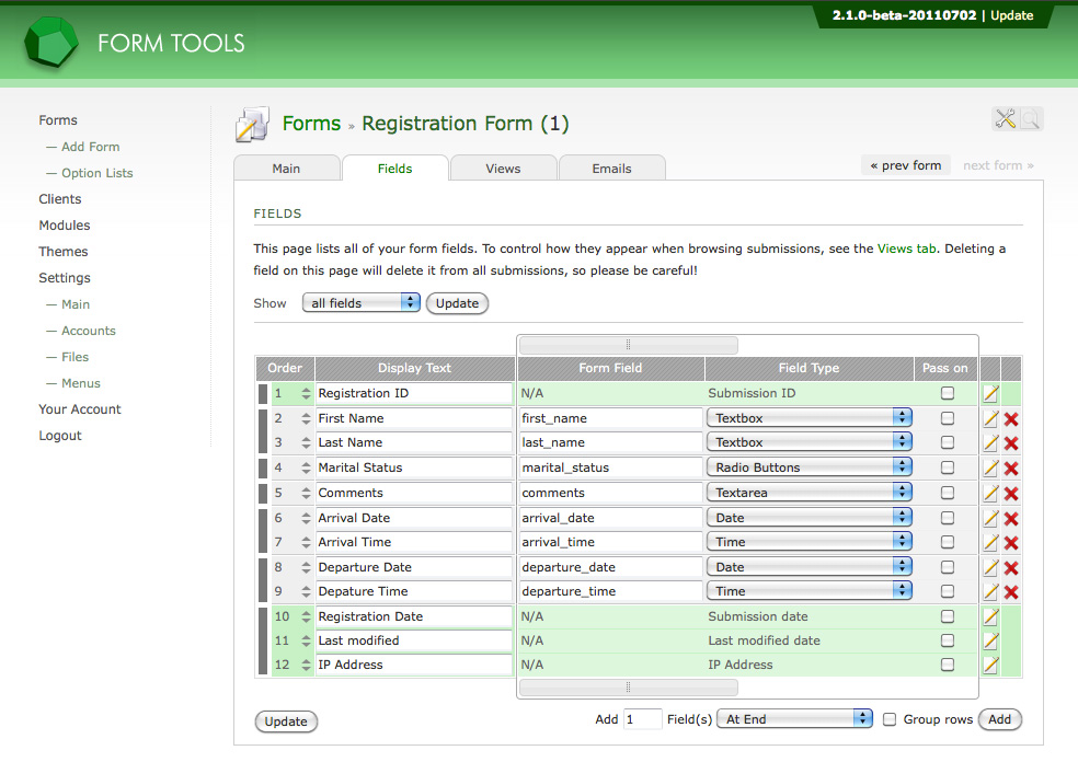 Form Tools. Form field. EPM форма. Tool example Toolbox form. Tools fields