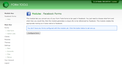 Facebook Forms: the module